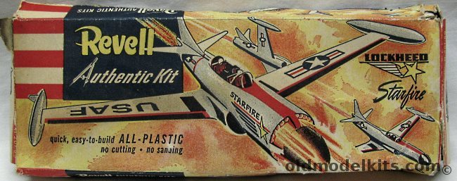 Revell 1/56 Lockheed F-94 Starfire 1st Issue - Pre 'S' One Piece Box, H201-59 plastic model kit